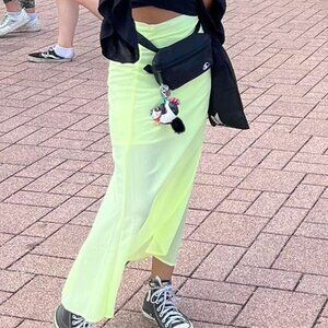 🐠 FASHION NOVA “Thinking of You Skirt Set - Lime” | SIZE XS 🐠